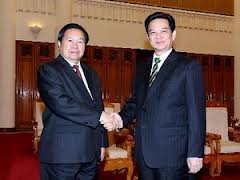 នាយករដ្ឋមន្ត្រីវៀតណាមទទួលជួបសន្ទនាជាមួយរដ្ឋមន្ត្រីក្រសួងយុត្តិធម៏ឡាវ